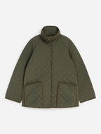 Relaxed Quilted Jacket - Green - Image 5