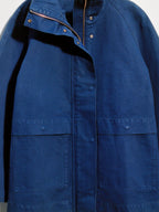 Cotton Workwear Jacket - Blue - Image 7
