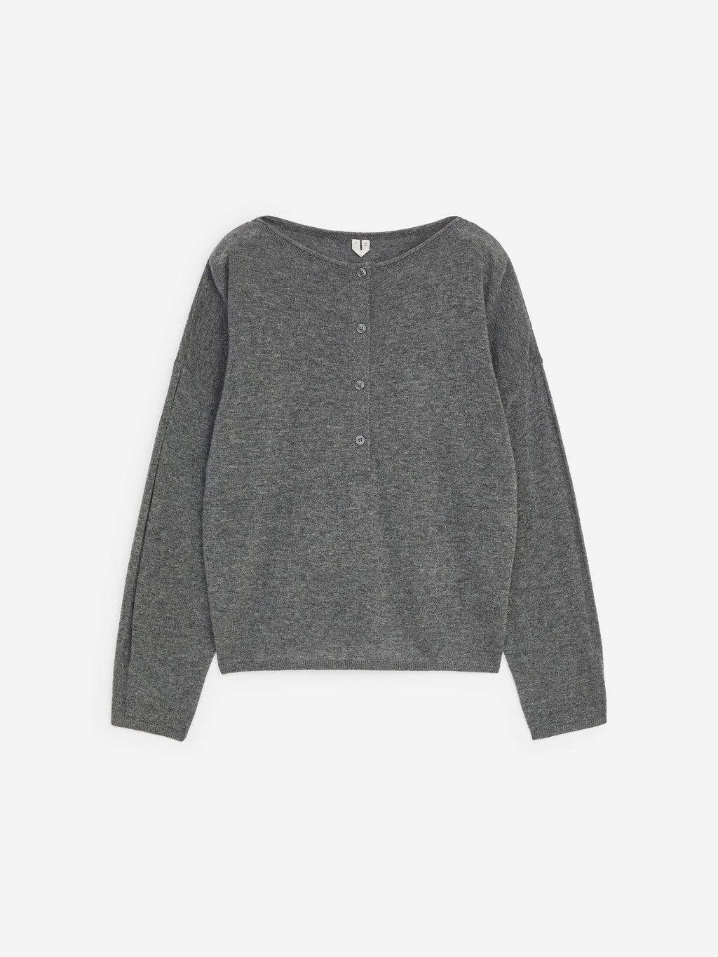 Pure Cashmere Boat-Neck Jumper - Grey - Image 5