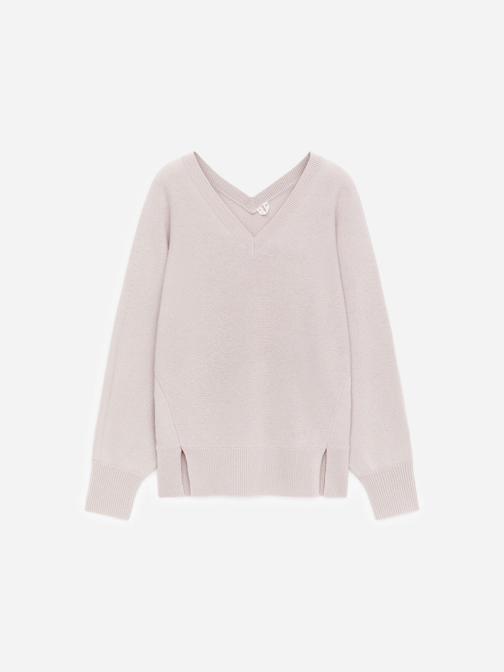 Pure Cashmere V-Neck Jumper - Grey
