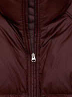 Upcycled Down Puffer Jacket - Brown - Image 3