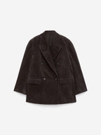 Corduroy Blazer - Brown