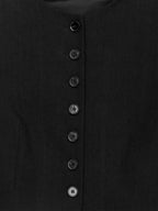 Linen-Blend Blazer - Black - Image 2