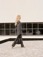 Wool-Blend Blazer - Grey - Image 9