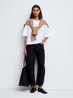 Pure Cashmere V-Neck Jumper - Beige - Image 8