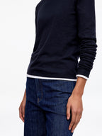 Pure Cashmere Jumper - Blue - Image 4