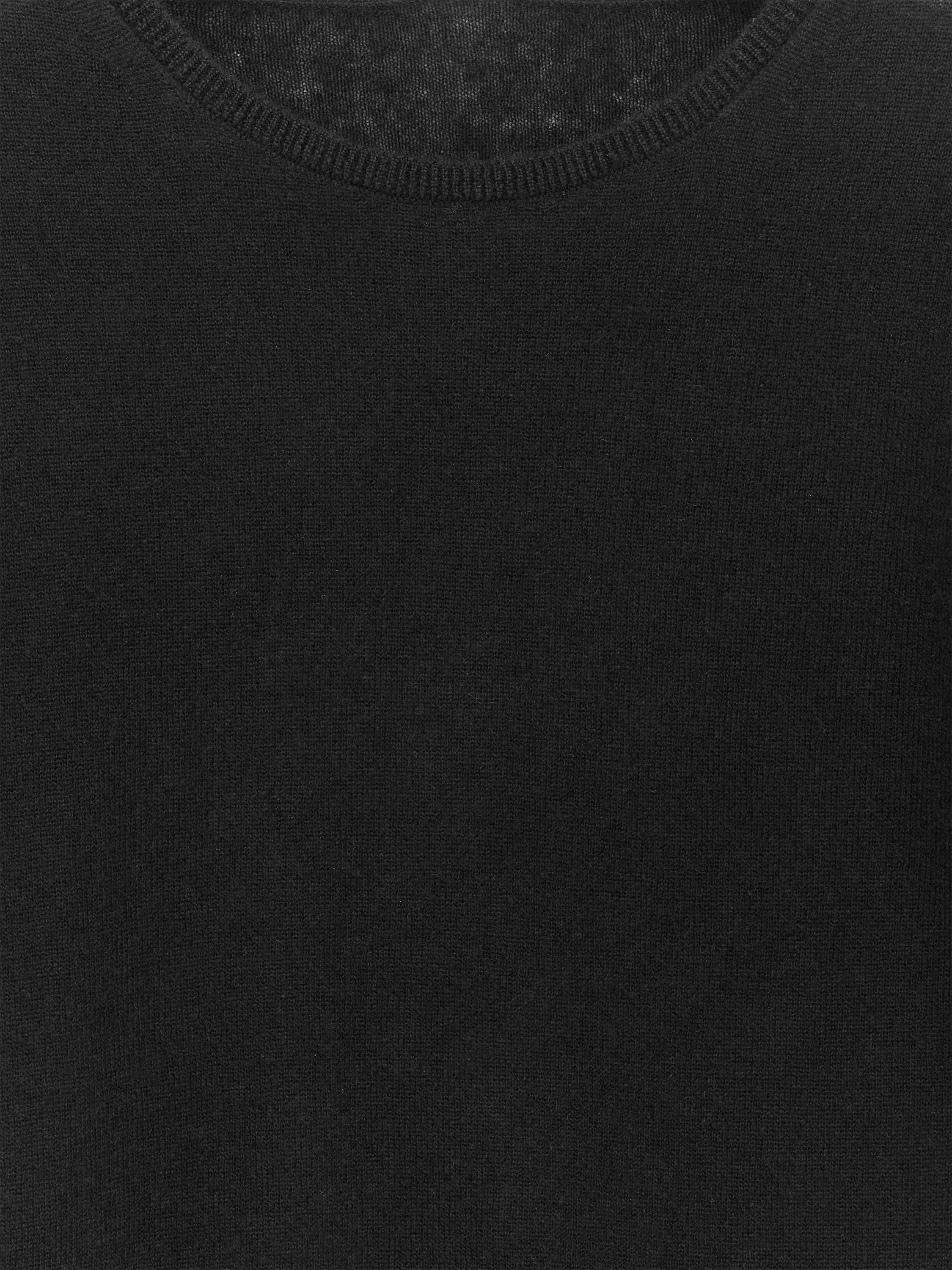 Pure Cashmere Top - Black - Image 2