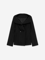 Off-Shoulder Blazer - Black