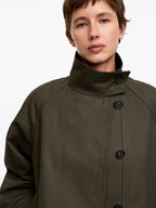 Relaxed Cotton Jacket - Green - Image 4