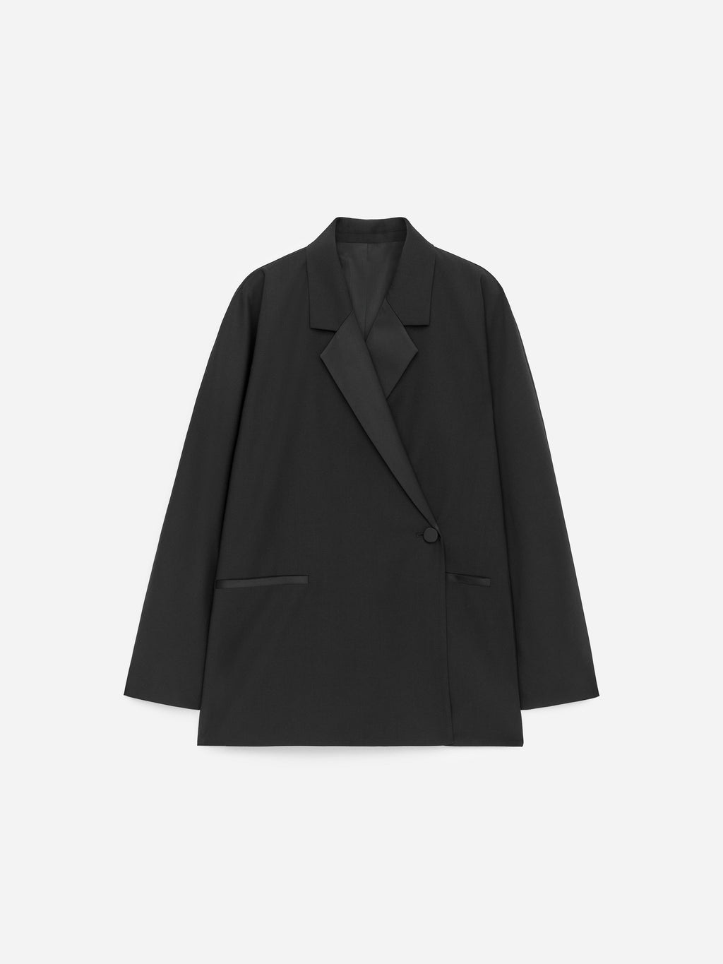 Tuxedo Blazer - Black