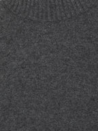 Pure Cashmere Roll-Neck Jumper - Grey - Image 2