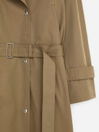 Relaxed Trench Coat - Beige - Image 8