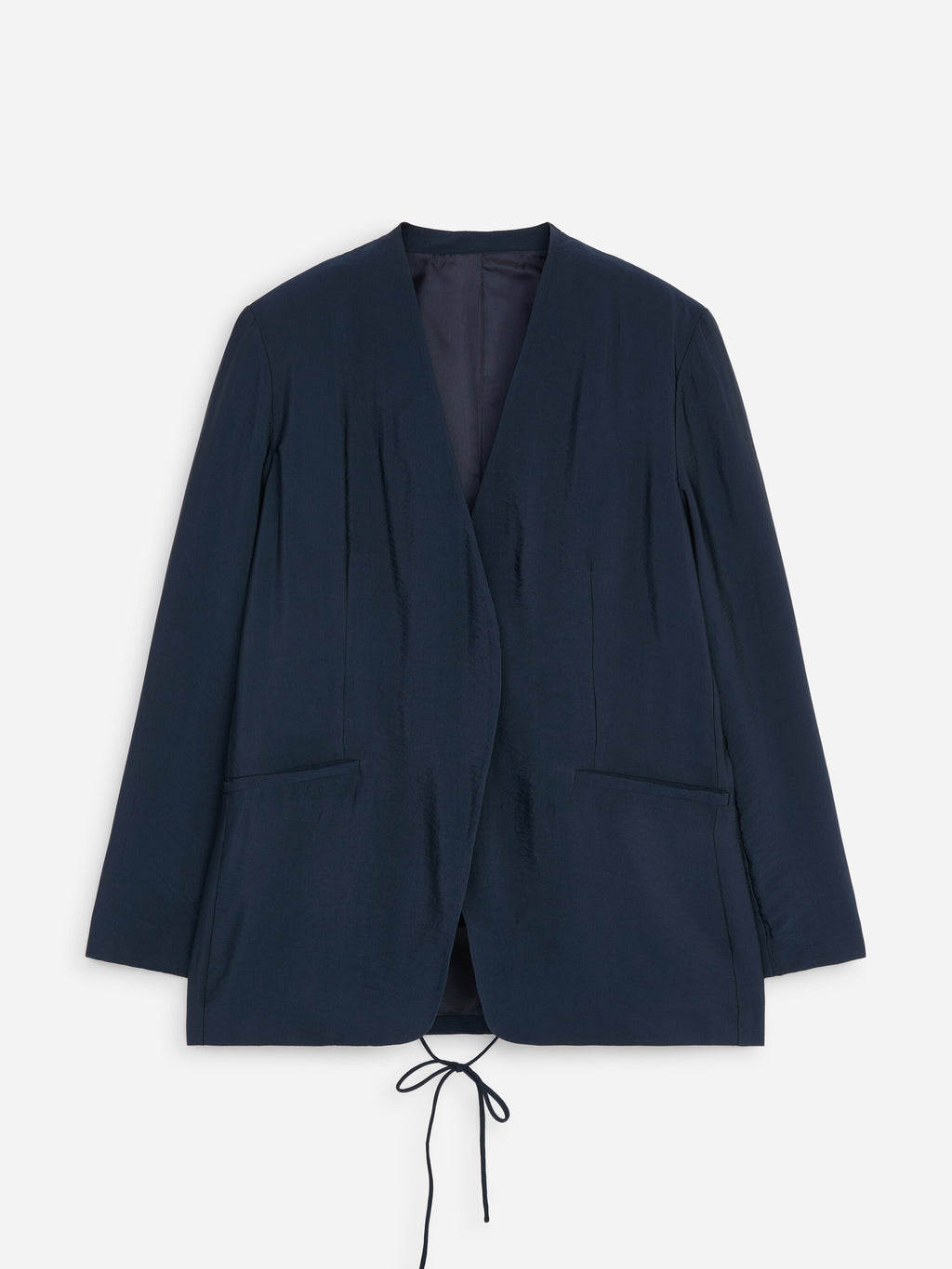 Wrap Blazer - Blue - Image 5