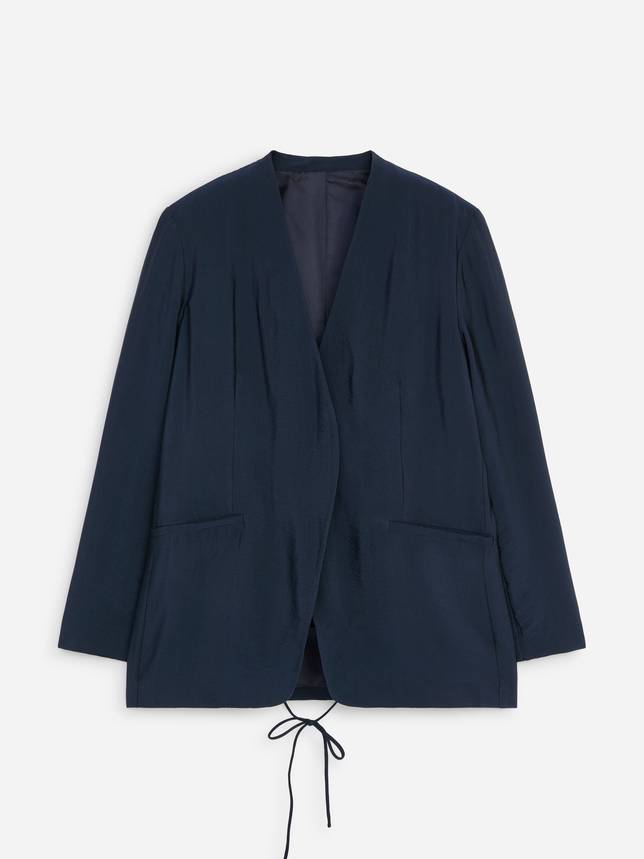 Wrap Blazer - Blue - Image 5