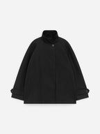 Corduroy-Collar Jacket - Black - Image 6