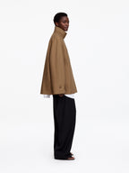 Corduroy-Collar Jacket - Brown - Image 2
