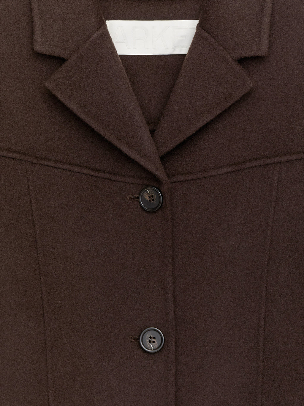 Wool-Blend Blazer - Brown - Image 2