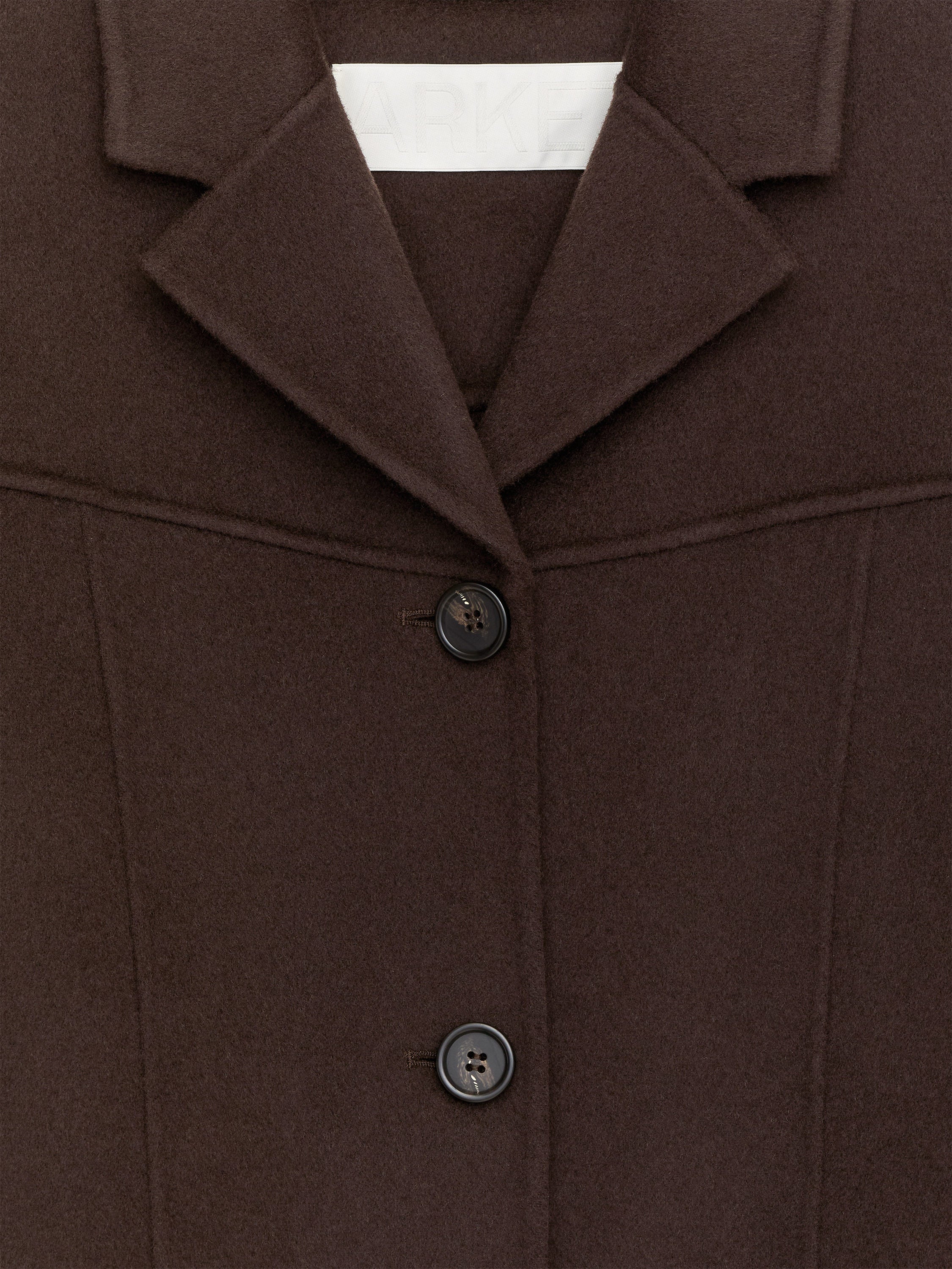 Wool-Blend Blazer - Brown - Image 2