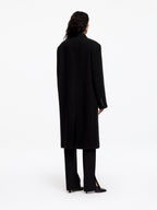 Wool-Blend Coat - Black - Image 3