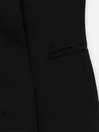 Open-Neck Blazer - Black - Image 2