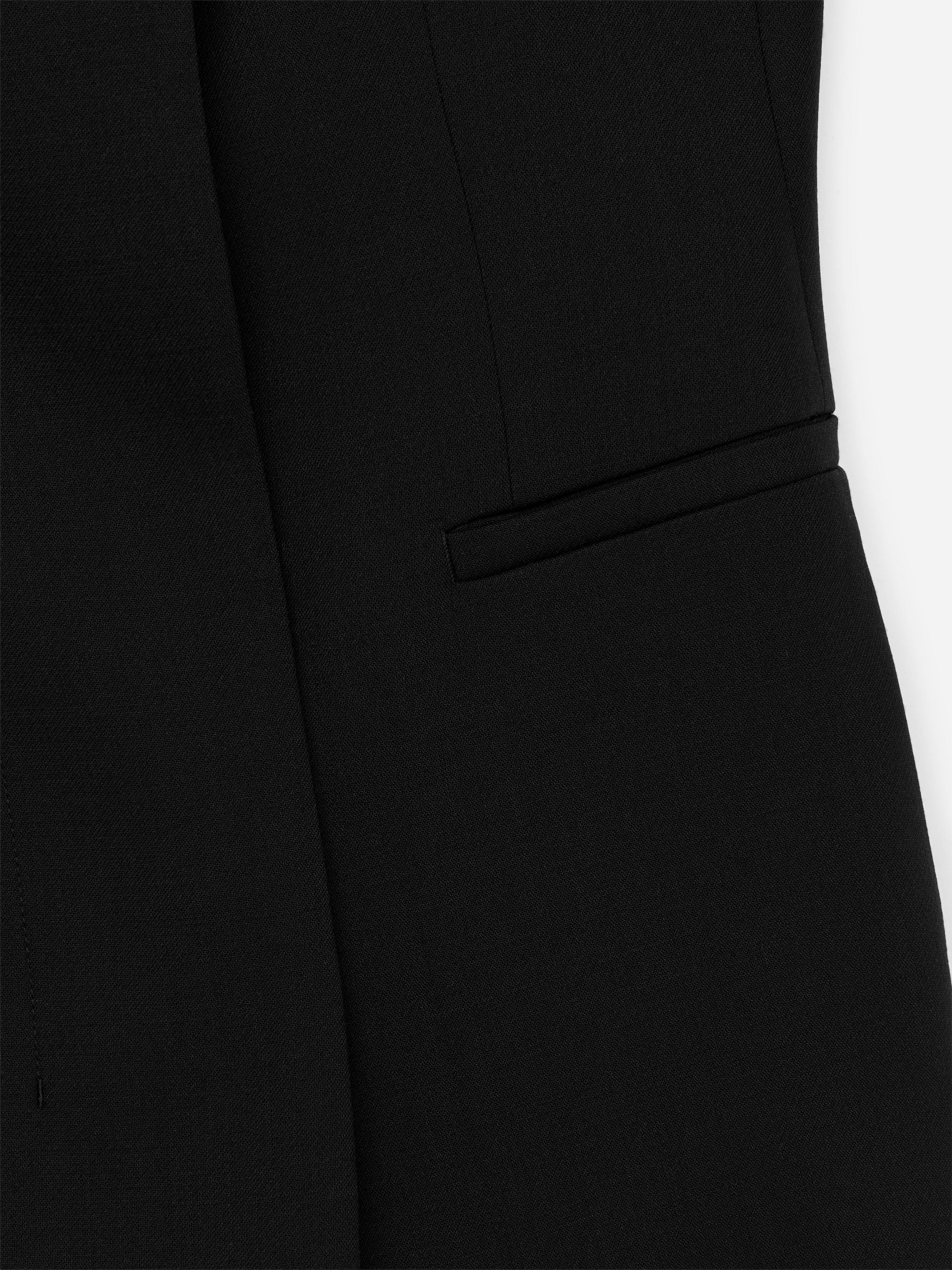 Open-Neck Blazer - Black - Image 2
