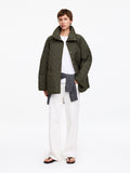 Relaxed Quilted Jacket - Green