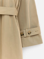 Scarf Trench Coat - Beige - Image 4
