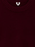 Oversized Pure Cashmere Jumper​ - Red - Image 2
