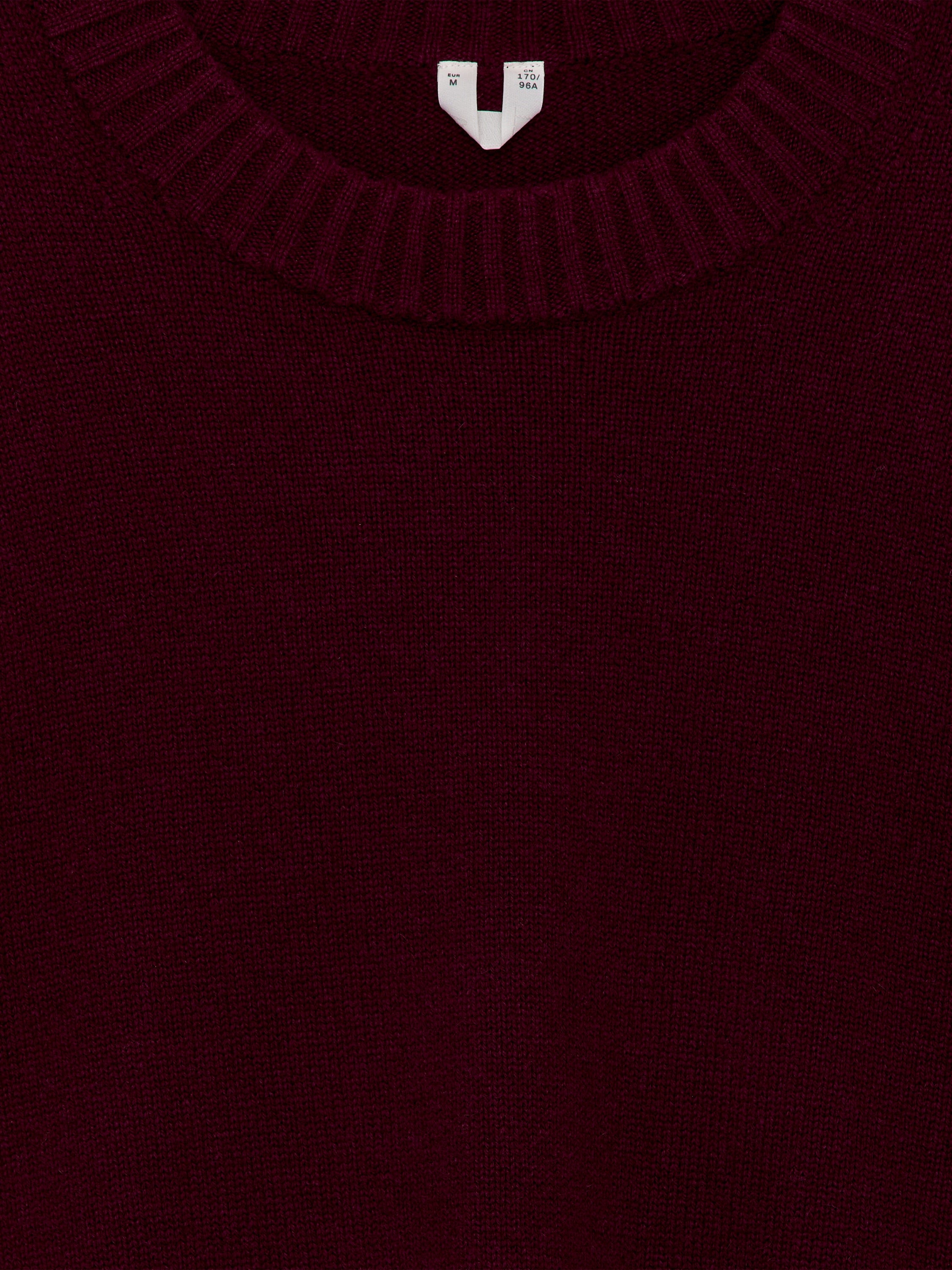 Oversized Pure Cashmere Jumper​ - Red - Image 2