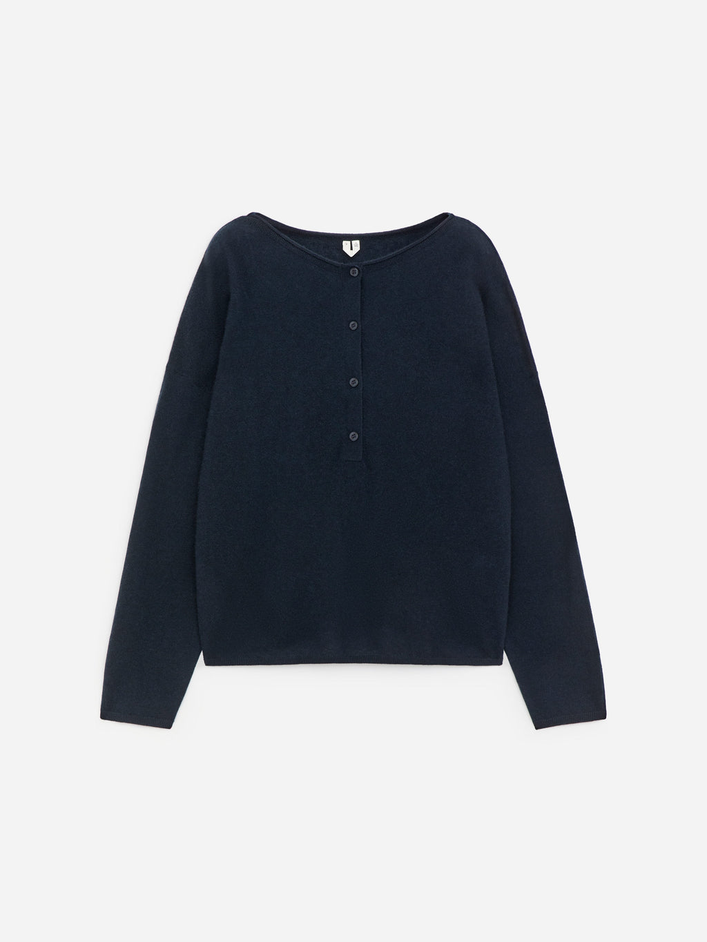 Pure Cashmere Boat-Neck Jumper - Blue - Image 5