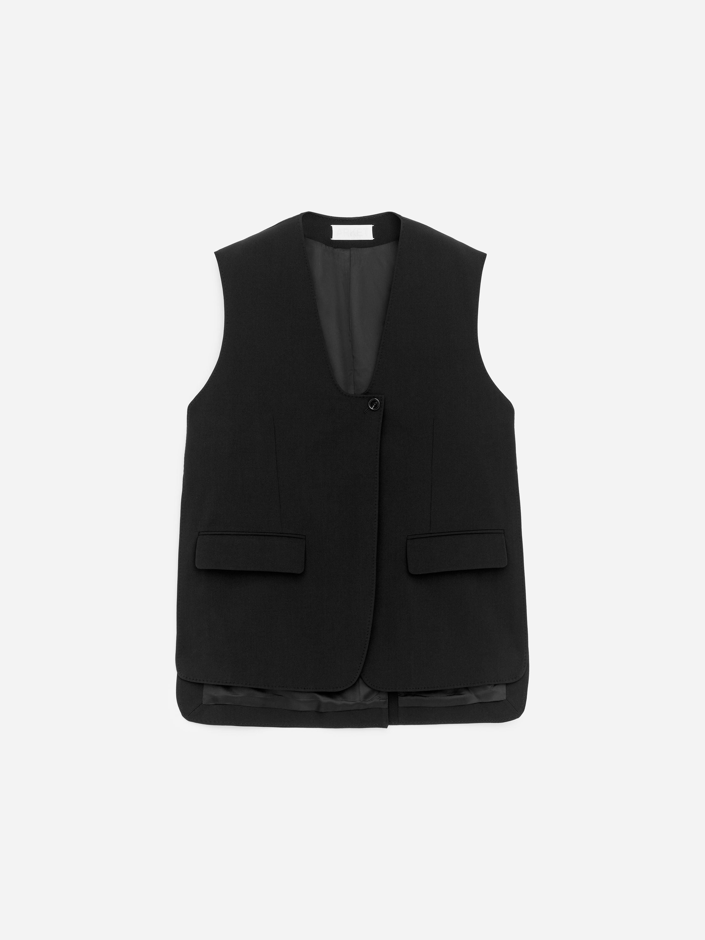 Tailored Waistcoat - Black