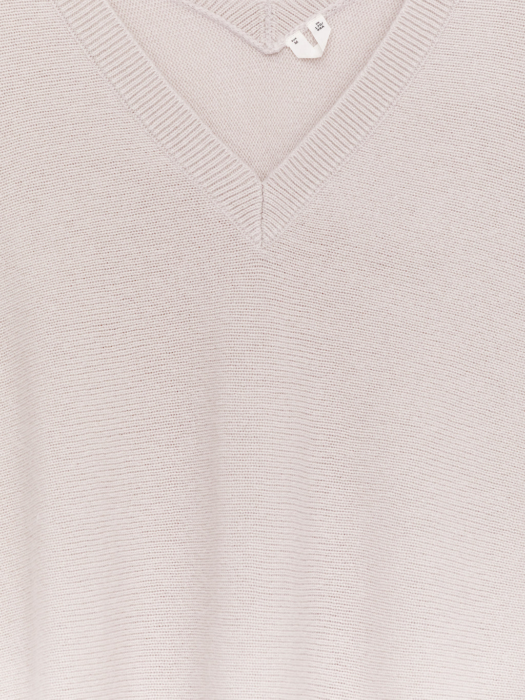 Pure Cashmere V-Neck Jumper - Grey - Image 2