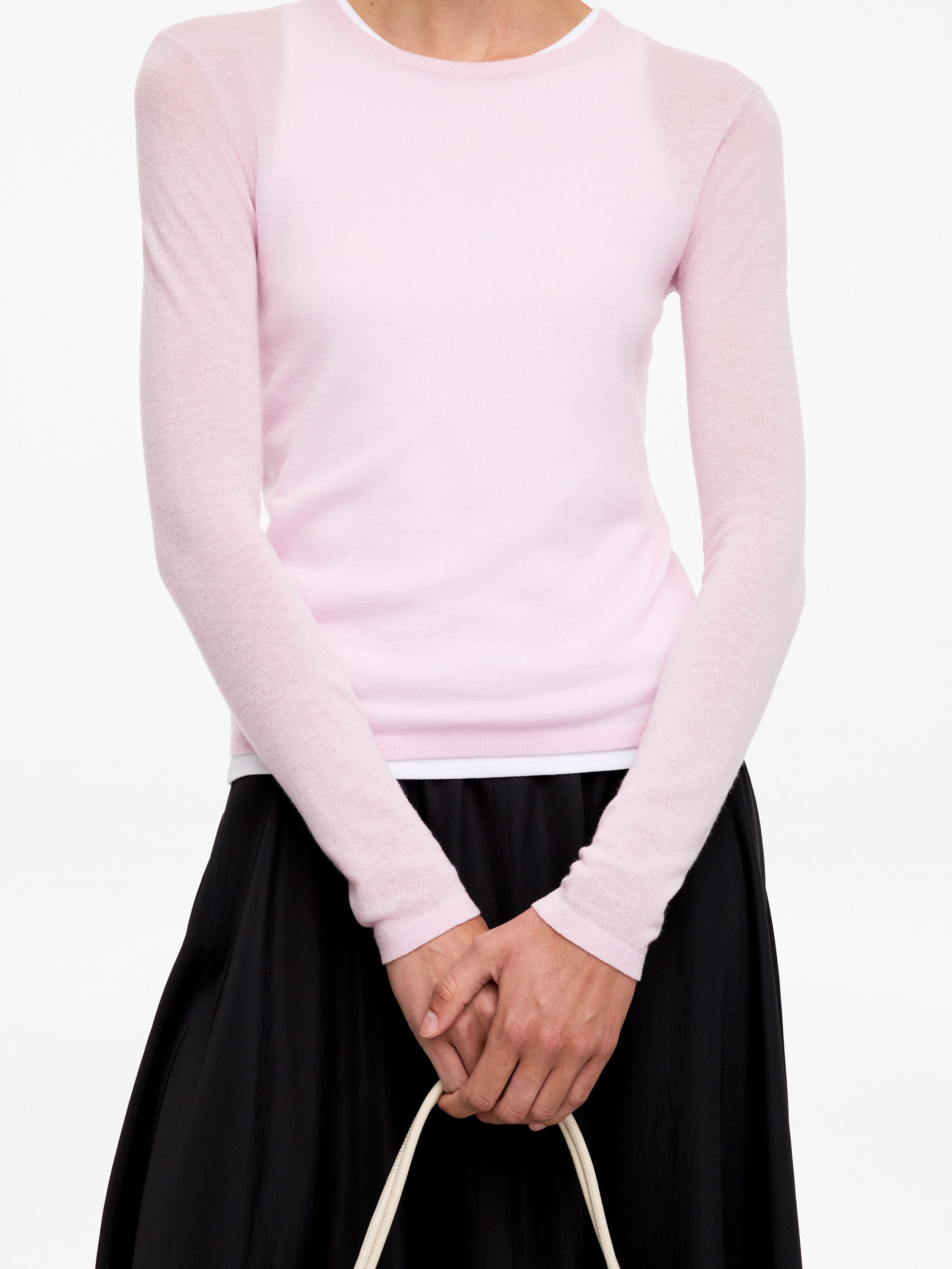Pure Cashmere Jumper - Pink - Image 5
