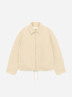 Wool-Blend Jacket - Beige