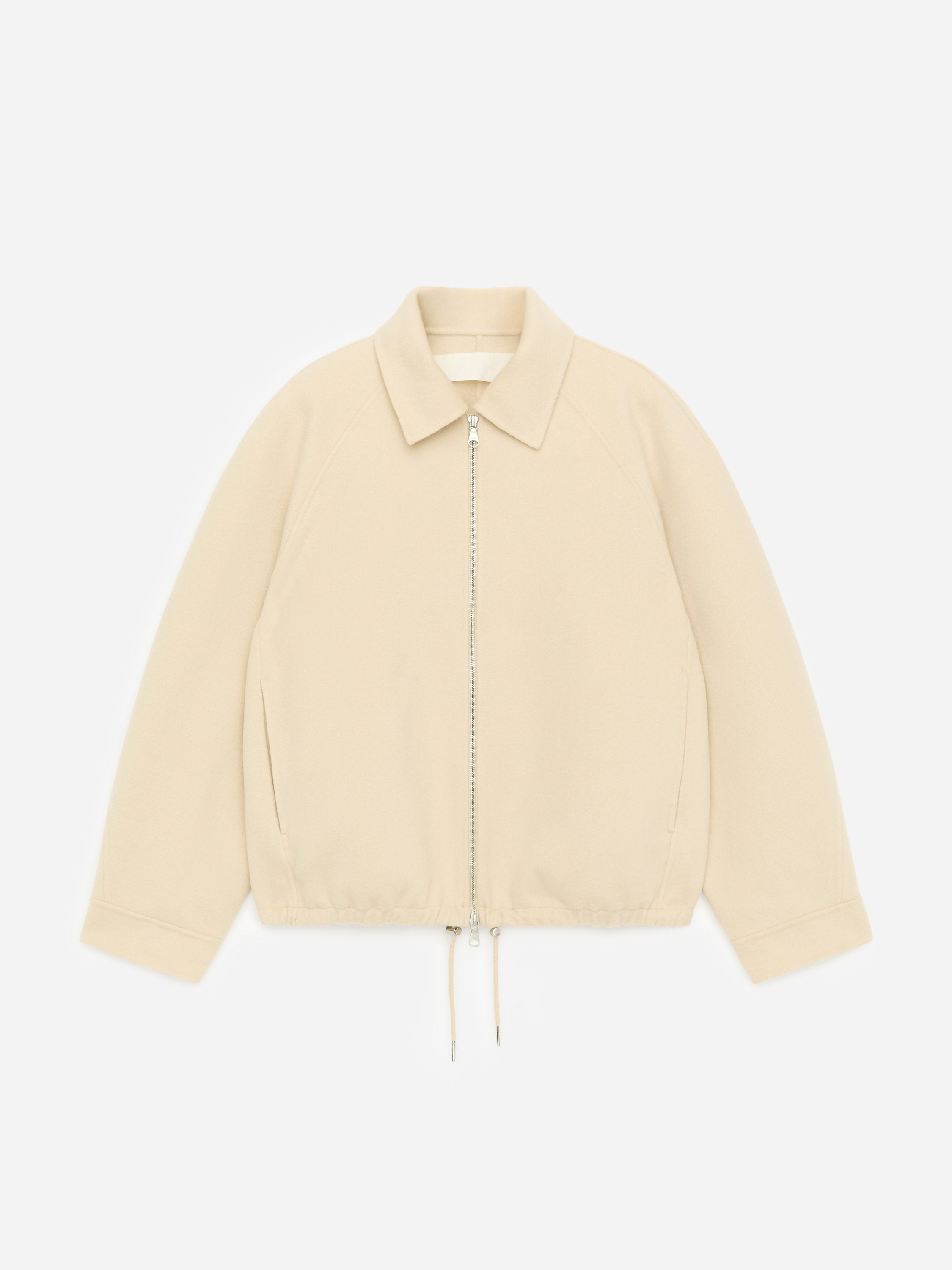 Wool-Blend Jacket - Beige