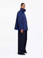 Cotton Workwear Jacket - Blue - Image 4