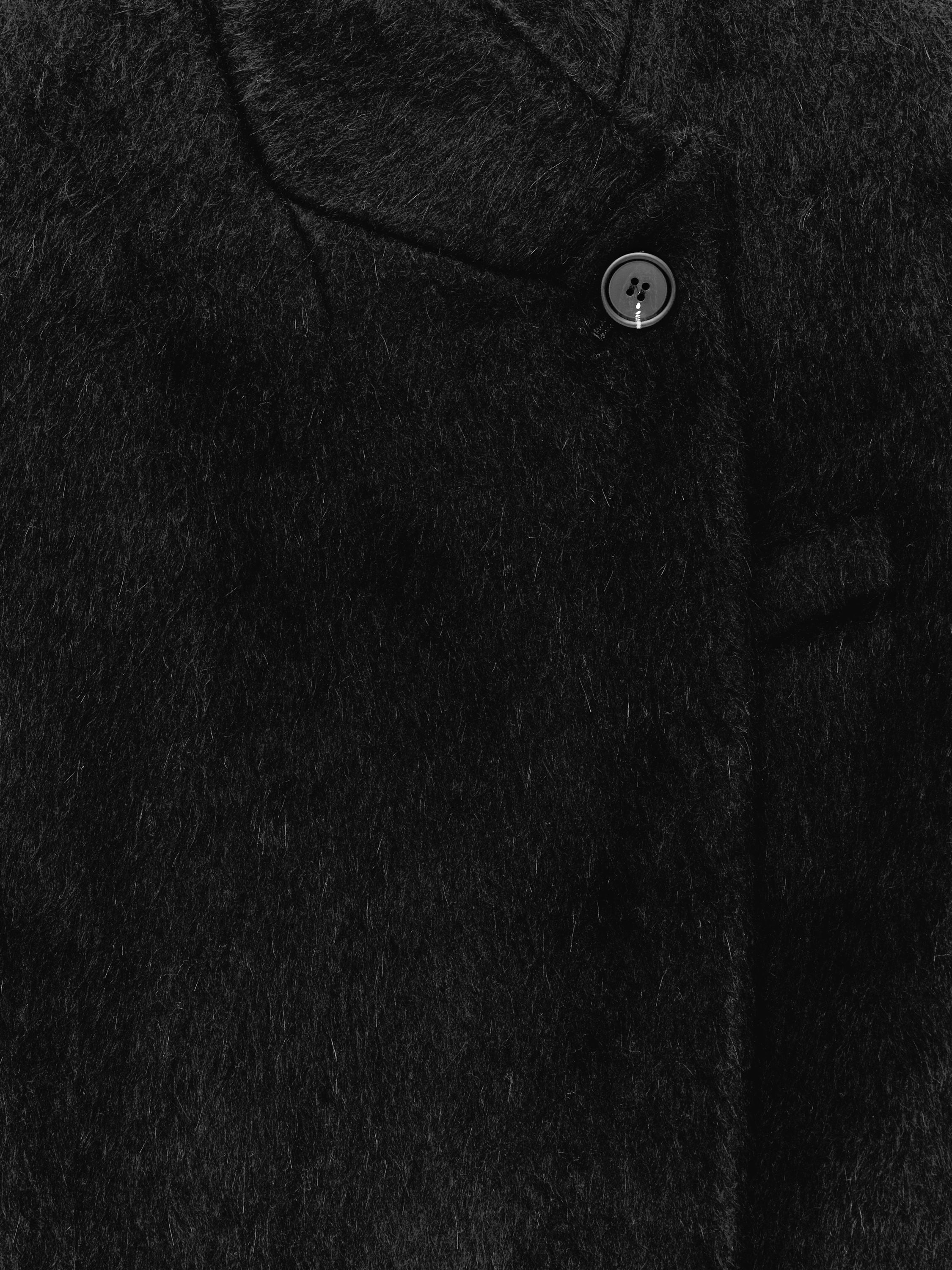 Wool-Alpaca Blend Jacket - Black - Image 2