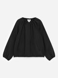 Bubble-Hem Jacket - Black