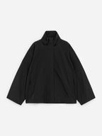 Drawstring Windbreaker - Black