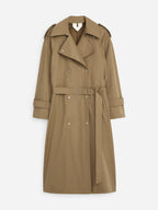 Relaxed Trench Coat - Beige - Image 6