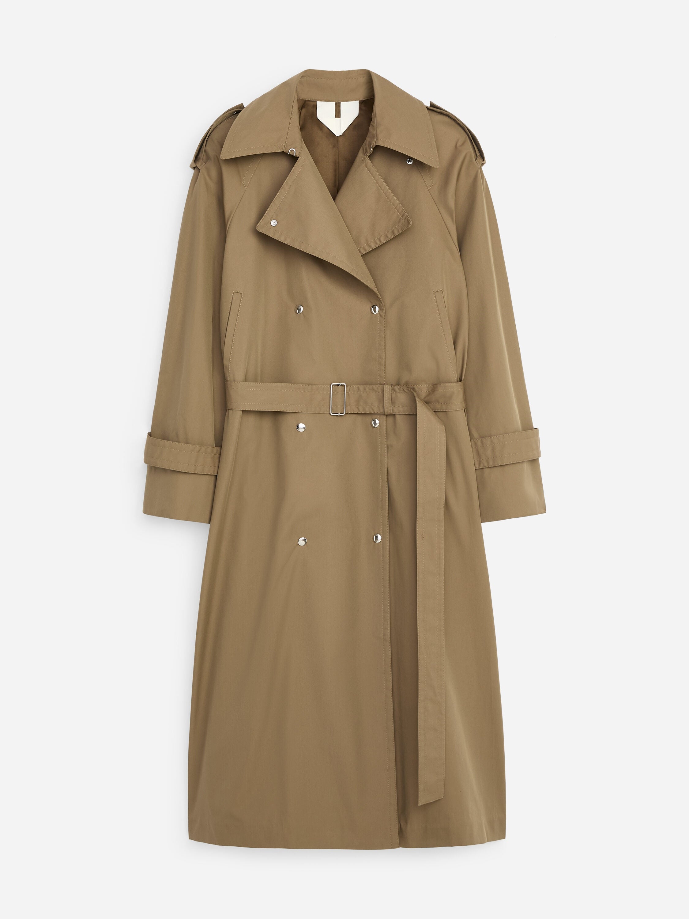 Relaxed Trench Coat - Beige - Image 6