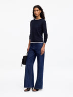 Pure Cashmere Jumper - Blue - Image 3