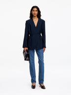 Wrap Blazer - Blue