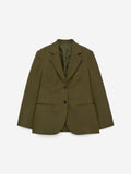Hopsack Wool Blazer - Green