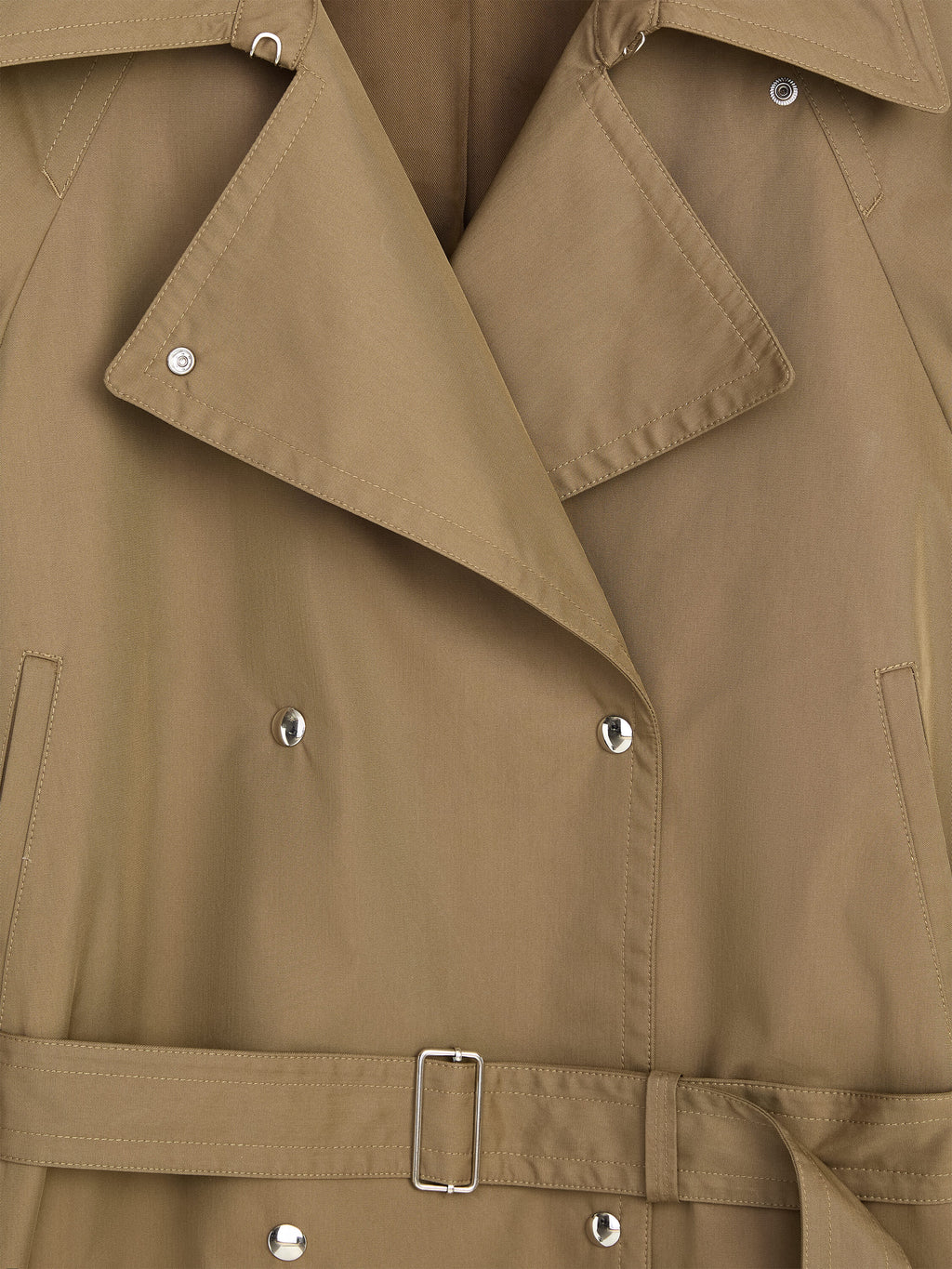 Relaxed Trench Coat - Beige - Image 7