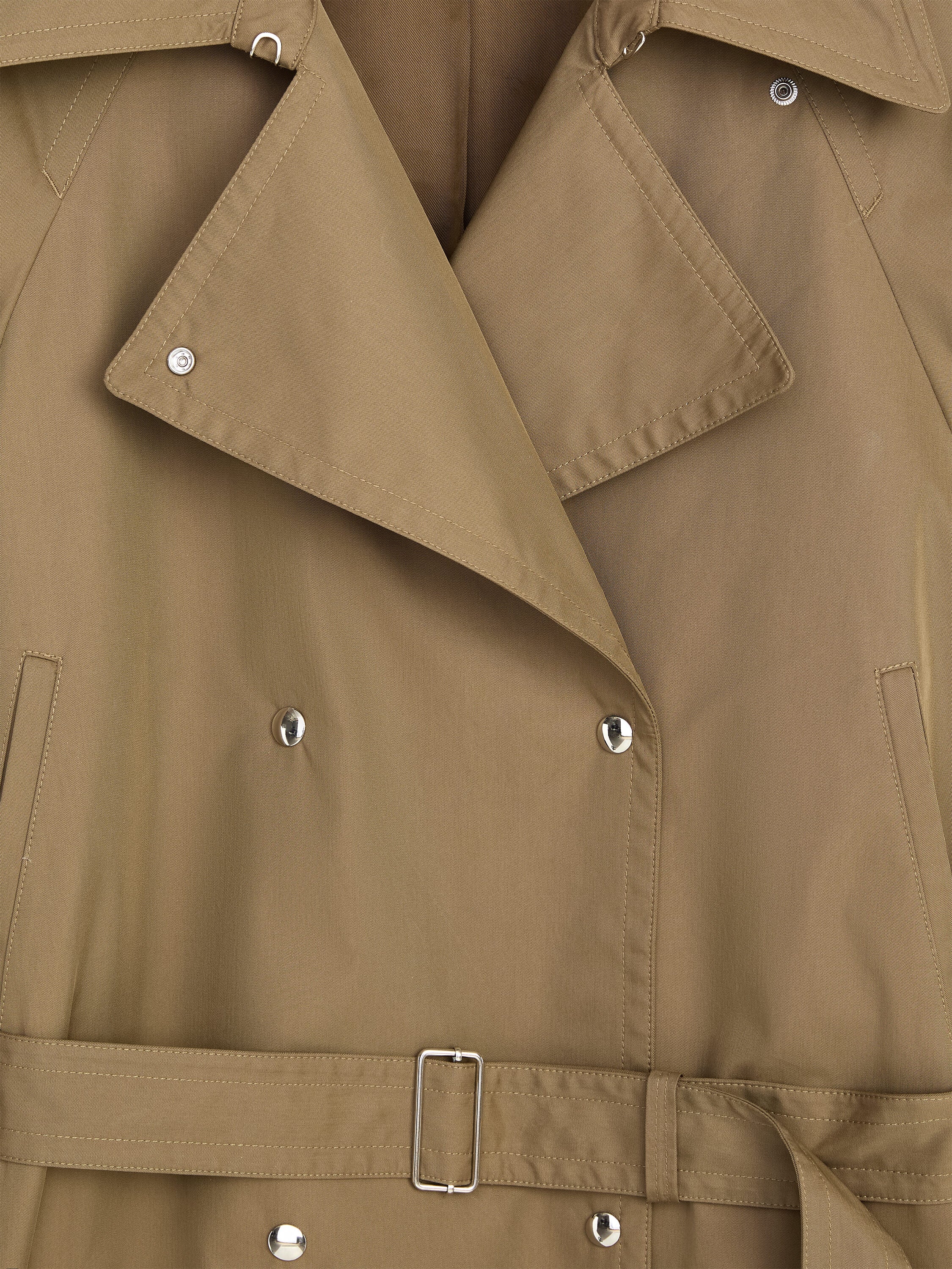 Relaxed Trench Coat - Beige - Image 7
