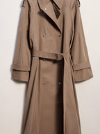 Relaxed Trench Coat - Beige - Image 9