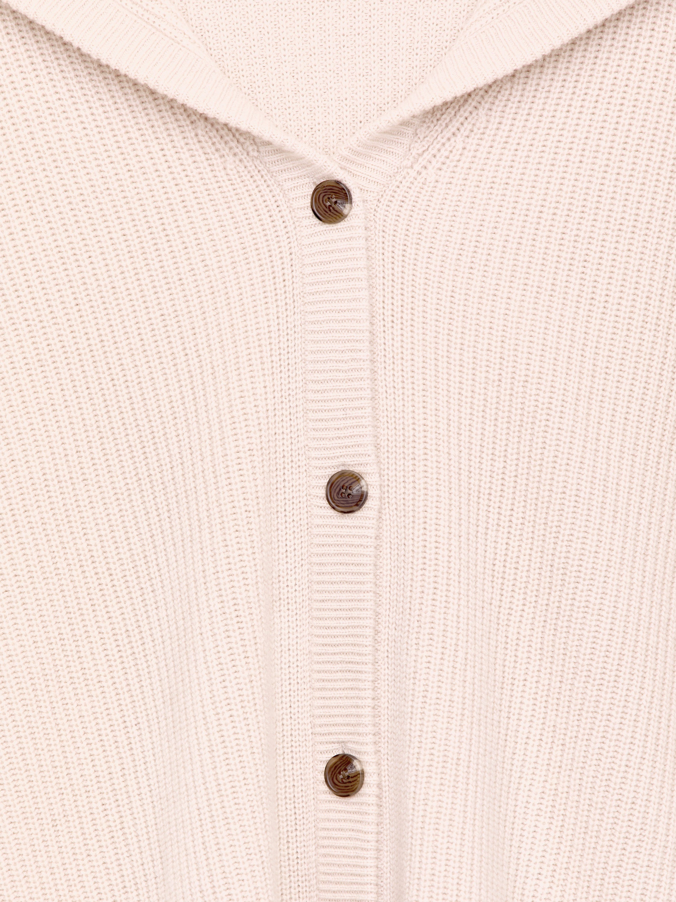 Cashmere-Wool Hooded Cardigan - Beige - Image 2