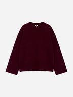 Oversized Pure Cashmere Jumper​ - Red