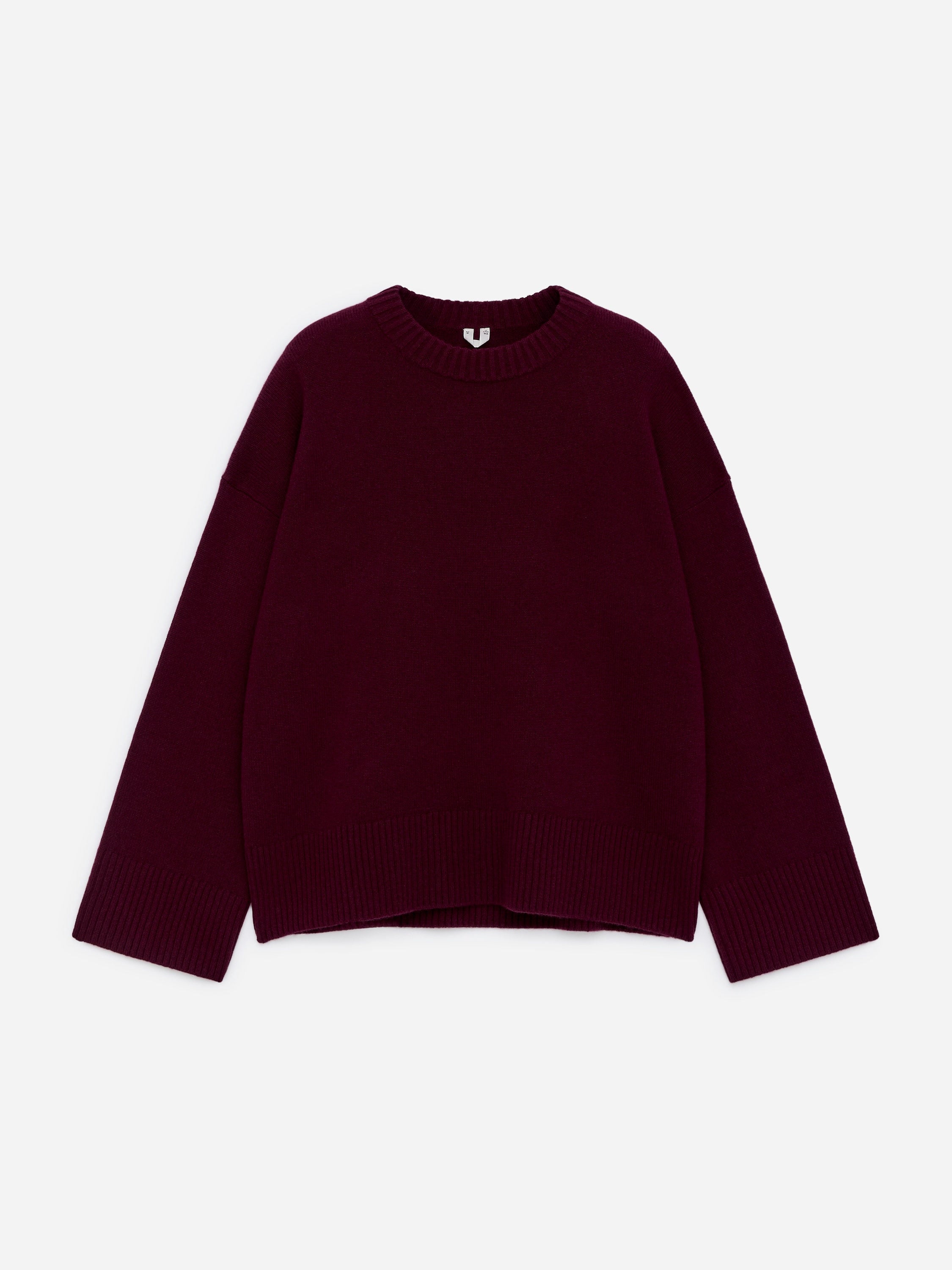 Oversized Pure Cashmere Jumper​ - Red